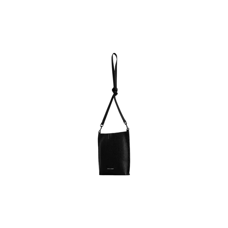 REBECCA MINKOFF Leather Shoulder Bag Crossbody Bag Women's Black-1
