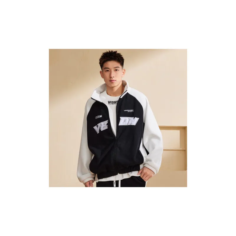 VEIDOORN Sweatshirt Jacket Unisex Resolve Blue White-14