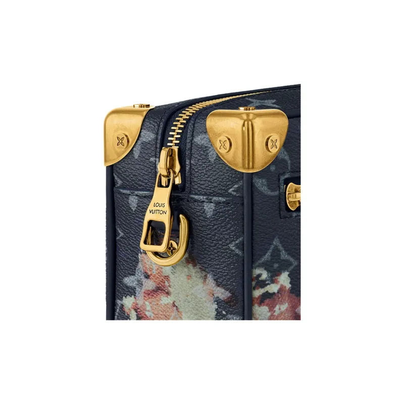 LOUIS VUITTON Mini Soft Trunk Ink Blue-4