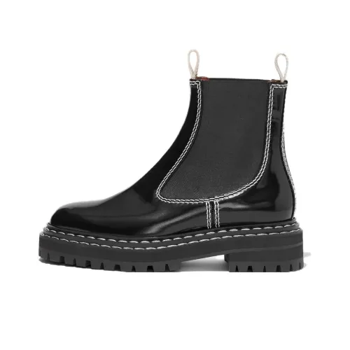 PROENZA SCHOULER Polished Leather Chelsea Boots