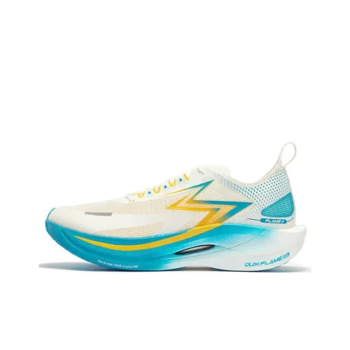 361° Fly Burn 2.5 Cushioning Wear Resistant Low Top Running Shoes Men's Blue White