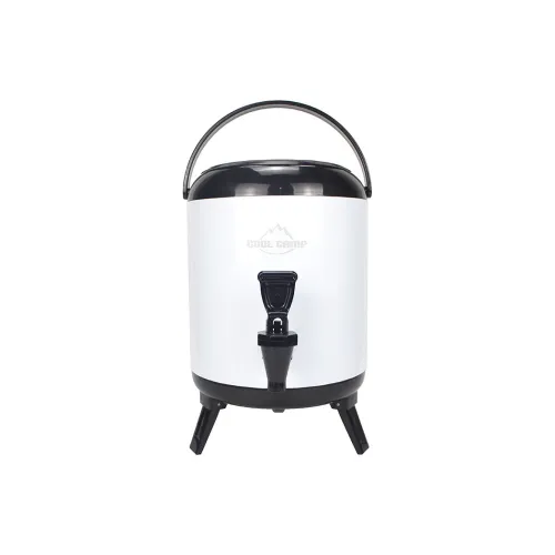 COOLCAMP Outdoor Water Equipment Bucket 6L 8L Camping Picnic Stainless Steel Oxford ABS