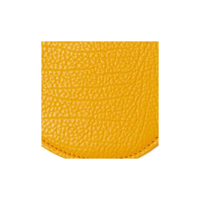 Burberry Calfskin Storage Bag Large Size Women's Touch Me Not Yellow-3