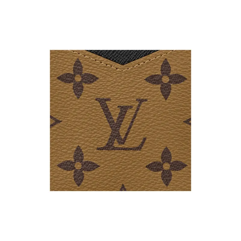 LOUIS VUITTON Card Holder Recto Reverso Monogram Reverse Brown-4