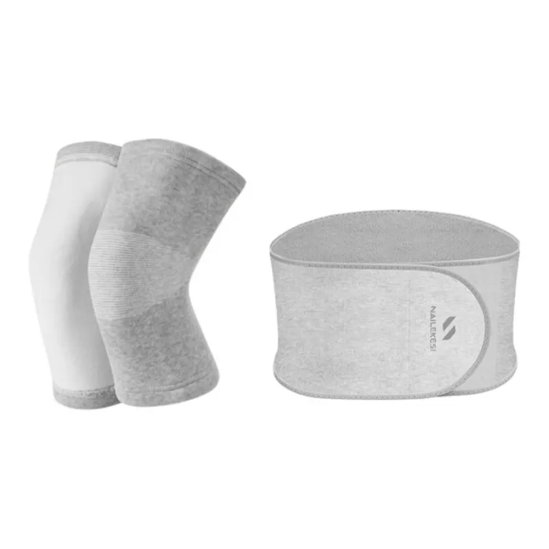 NAILEKESI Knee Pads Motorcycle Bike Unisex Cotton Elastane Blend 2 Pack-12