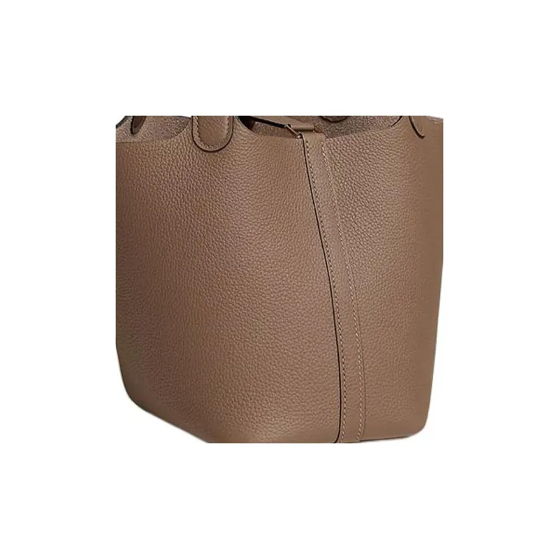 HERMES Picotin Lock Maurice Bullock Leather Bucket Bag Handbag Women's D0 Beige De Weimar Dog Beige-4