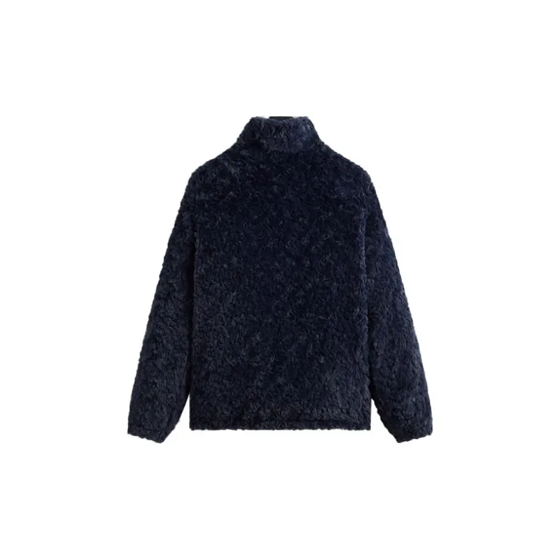 KITH Claremont Shaggy Sherpa Quarter Zip-1