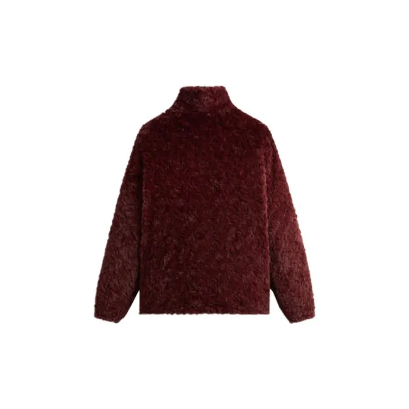 KITH Claremont Shaggy Sherpa Quarter Zip-1