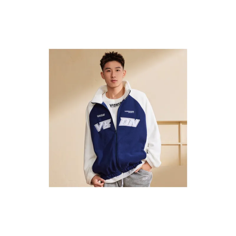 VEIDOORN Sweatshirt Jacket Unisex Resolve Blue White-2
