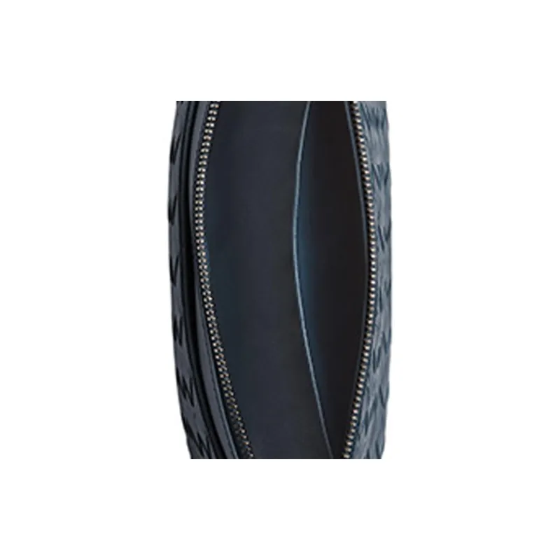 Bottega Veneta Calfskin Clutch Regular Men's Dark Blue-4