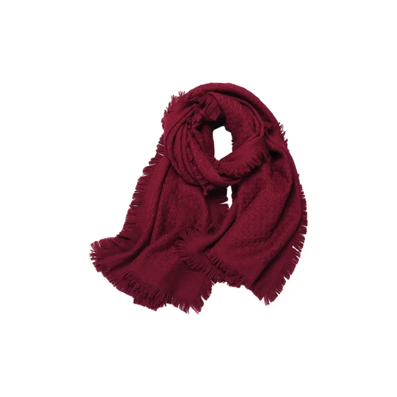 ACUC 100% Pure Wool Knit Scarves Women's-1