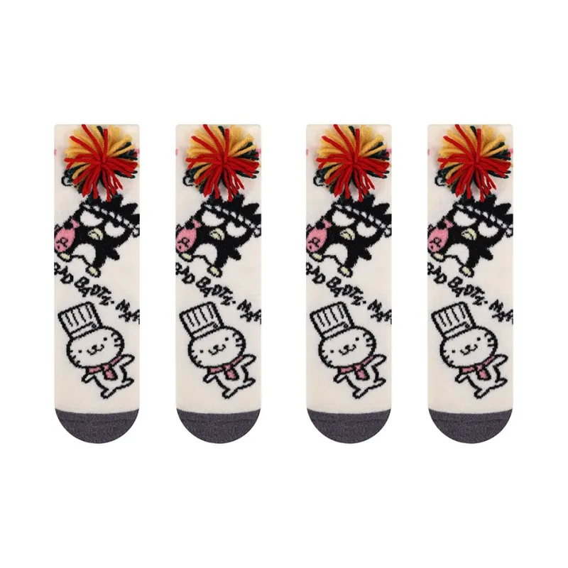 Sanrio Cool Penguin Collection Mid-Calf Socks Women's 2 Pack-0