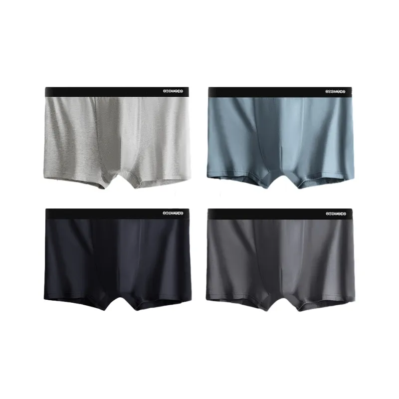 H YXIANG Underpants Men's 4 Pack-5