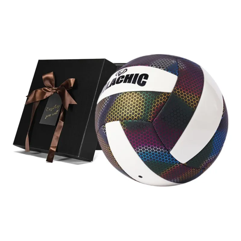 MILACHIC PU Size 5 Volleyball Unisex Black White Purple-5