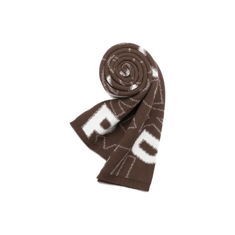 PIERRE CARDIN Wool Knit Scarves Unisex-6