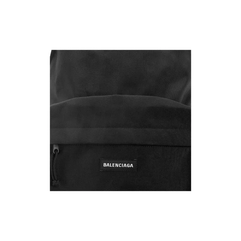 Balenciaga Cotton Backpack Regular Men's Black-4