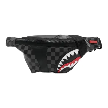 SPRAYGROUND PVC Fanny Pack Medium Size Unisex Black