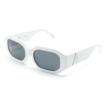 Linda Farrow X The Attico Irene Hexagonal frame Sunglasses