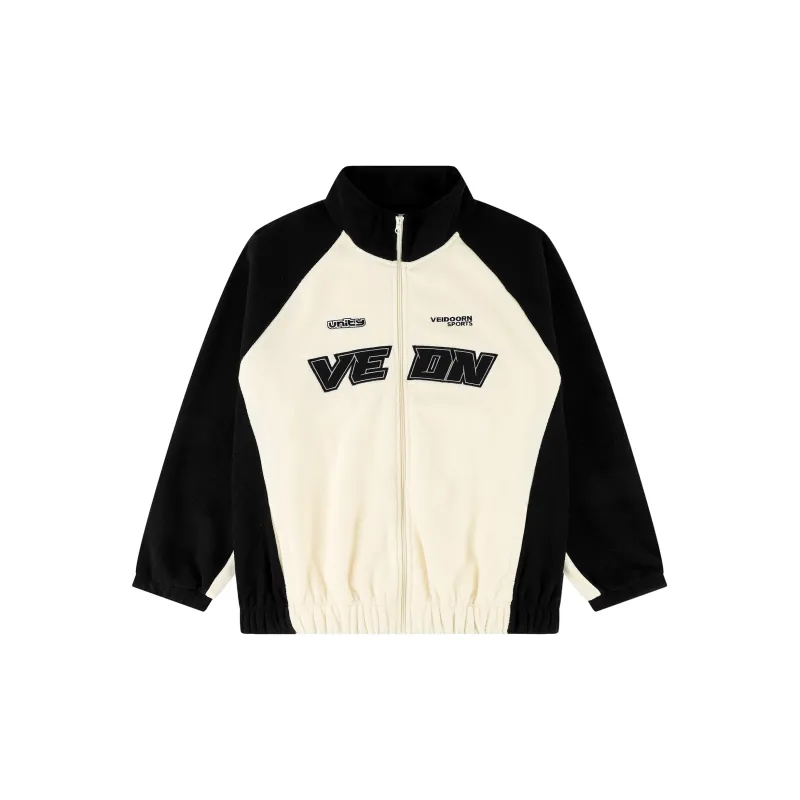 VEIDOORN Sweatshirt Jacket Unisex Resolve Blue White-6