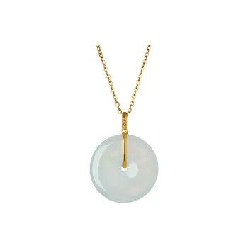 Linguanying Glutinous Jade Jadeite Pendants Women's