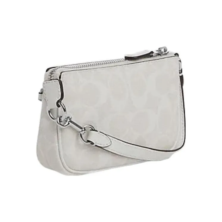 COACH Nolita Cow Leather Handbag Shoulder Bag Crossbody Bag Mini Women's White-1