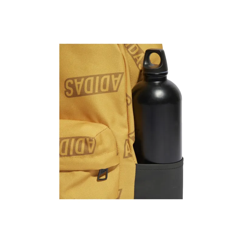Adidas Recycled Polyester Canvas Backpack Regular Unisex Yellow-5