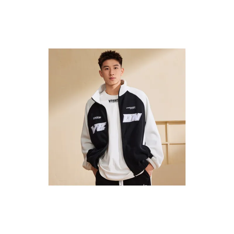 VEIDOORN Sweatshirt Jacket Unisex Resolve Blue White-15