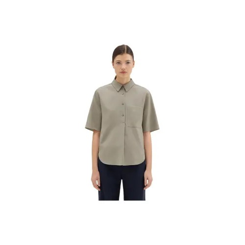 THEORY Shirts Women's Willow Leaf Green