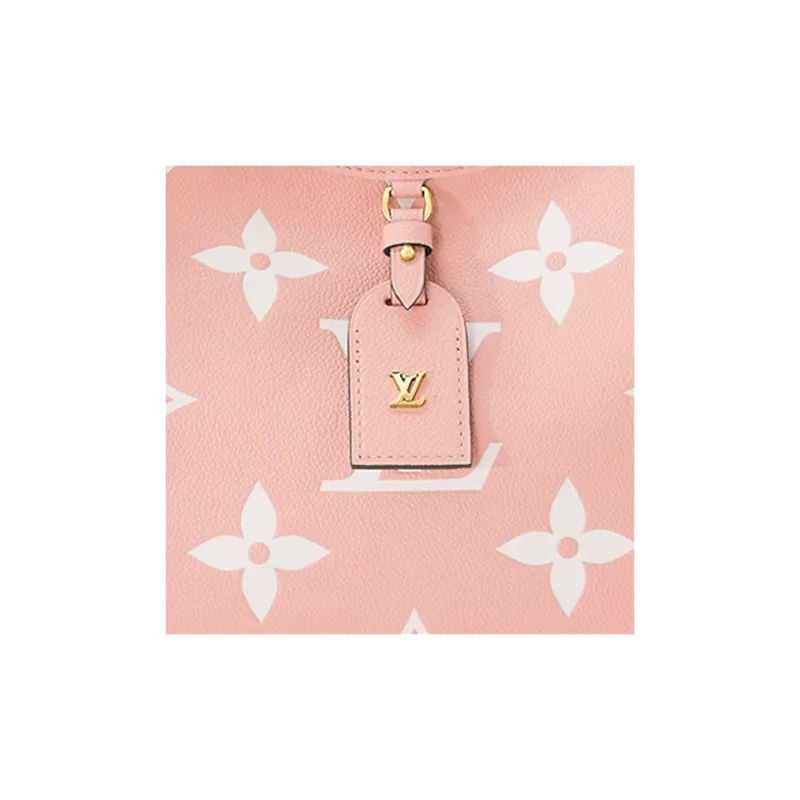 LOUIS VUITTON CarryAll Pm Rose Trianon Pink/Creme Beige-4