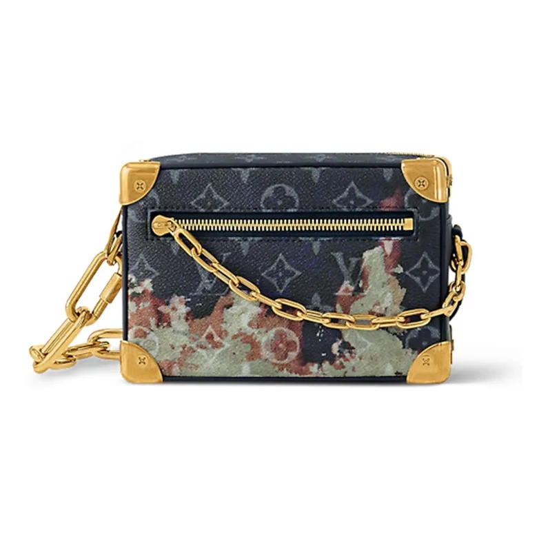LOUIS VUITTON Mini Soft Trunk Ink Blue-0
