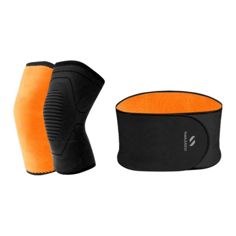 NAILEKESI Knee Pads Motorcycle Bike Unisex Cotton Elastane Blend 2 Pack-13