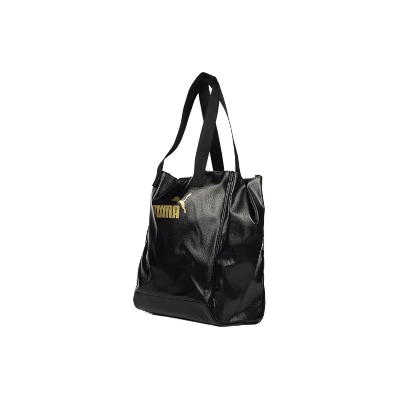 PUMA Fabric Tote Bag Shopping Bag Shoulder Bag Handbag Regular Unisex Black-1