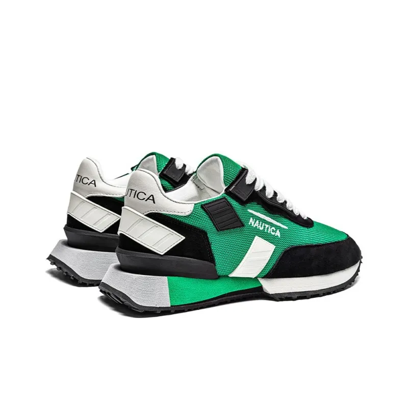 NAUTICA Cushioning Breathable Lightweight Height Increasing Low Top Casual Shoes Women's Black White-4