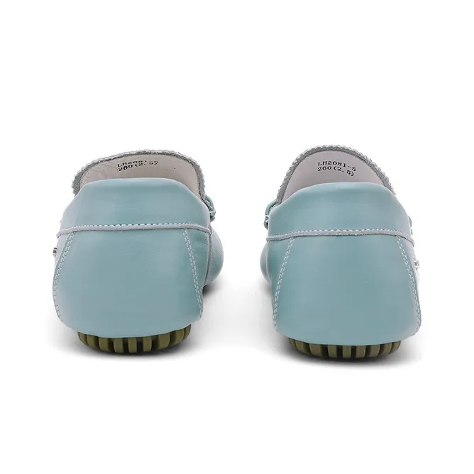 Mr.shang Gommino Loafers Men Low Top Blue/Green-10