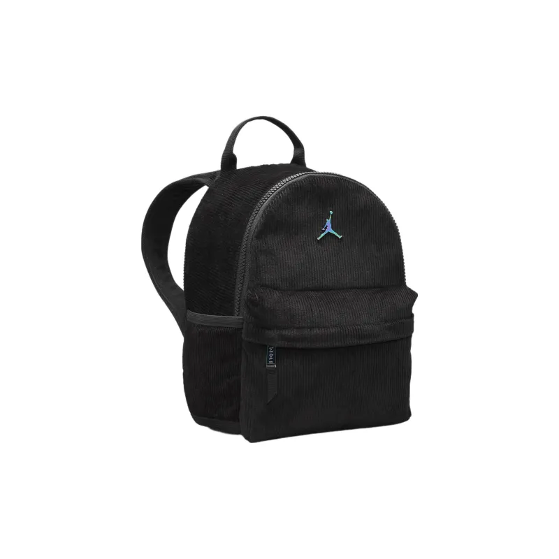 Jordan Cotton Corduroy Fabric Backpack Mini Men's Black-1