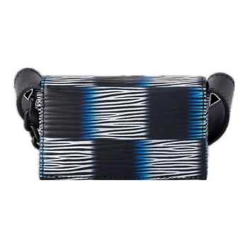 LOUIS VUITTON MICRO STEAMER Leather Shoulder Bag Crossbody Bag Regular Men's Blue Moon