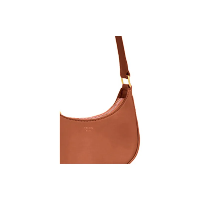 CELINE Smooth Cow Leather Handbag Shoulder Bag Handbag Mini Women's Tawny-2