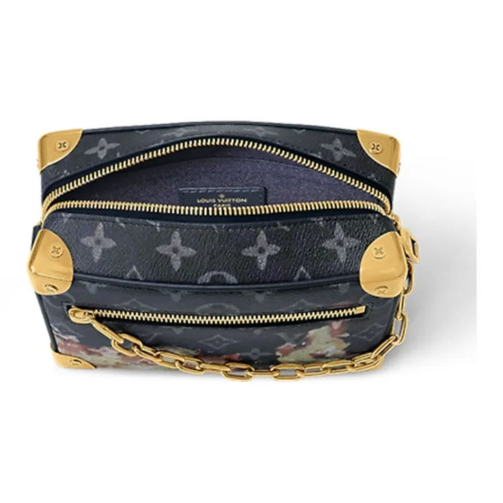 LOUIS VUITTON Mini Soft Trunk Ink Blue-3