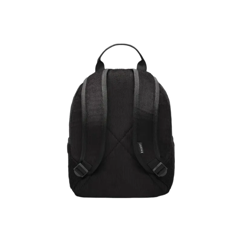 Jordan Cotton Corduroy Fabric Backpack Mini Men's Black-2