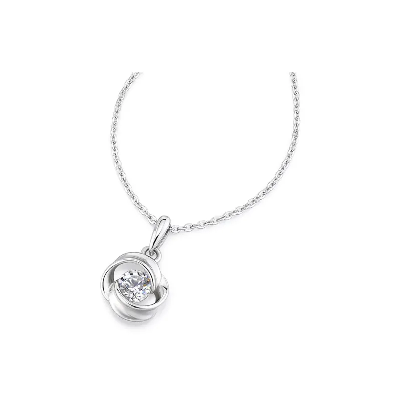 KADER S925/S999/18K Gold Necklaces Women's Silver White, Box Good Luck For Mother-13