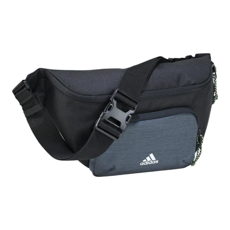 Adidas Polyester Fanny Pack Regular Unisex Black & White-4