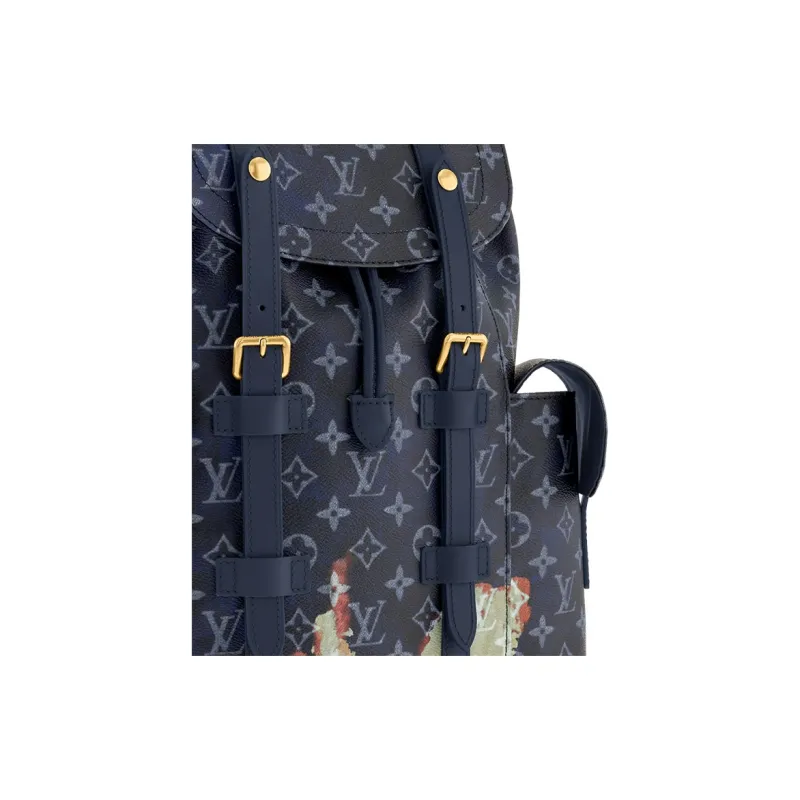LOUIS VUITTON Christopher Mm Ink Blue-4