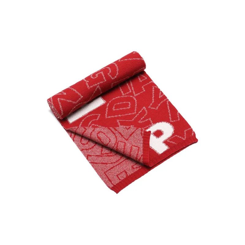 PIERRE CARDIN Wool Knit Scarves Unisex-1