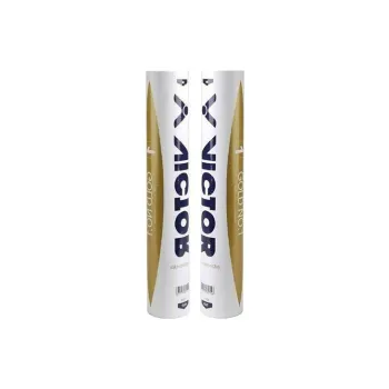 VICTOR Victor Golden Collection Duck Feather Shuttlecock 12 Pack Duck Feather Shuttlecocks