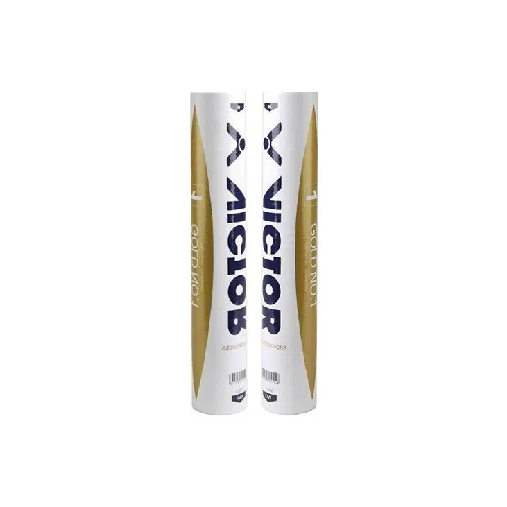 VICTOR Victor Golden Collection Duck Feather Shuttlecock 12 Pack Duck Feather Shuttlecocks-0