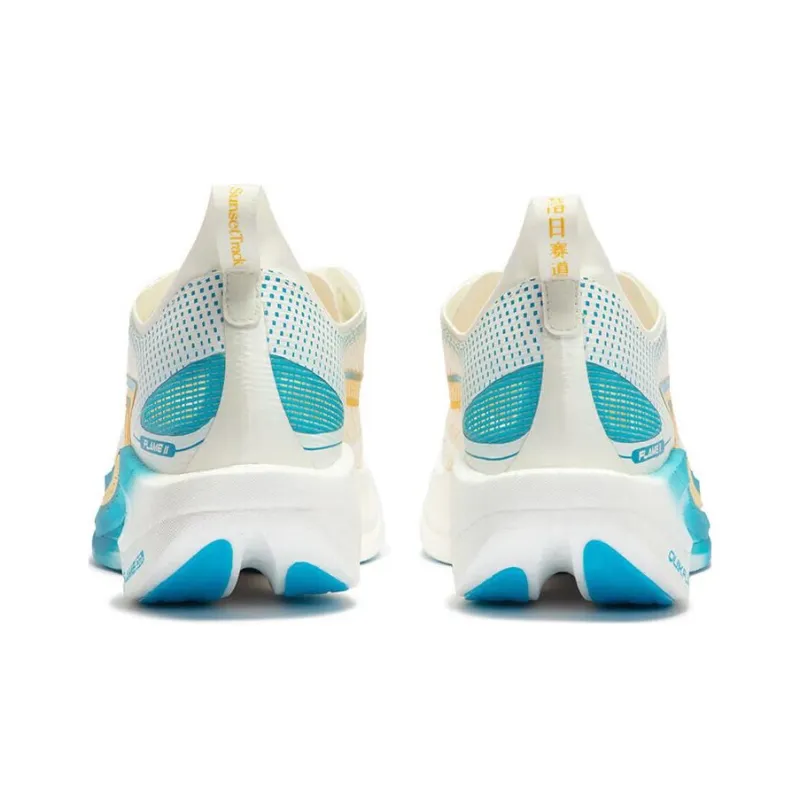 361° Fly Burn 2.5 Cushioning Wear Resistant Low Top Running Shoes Men's Blue White-3