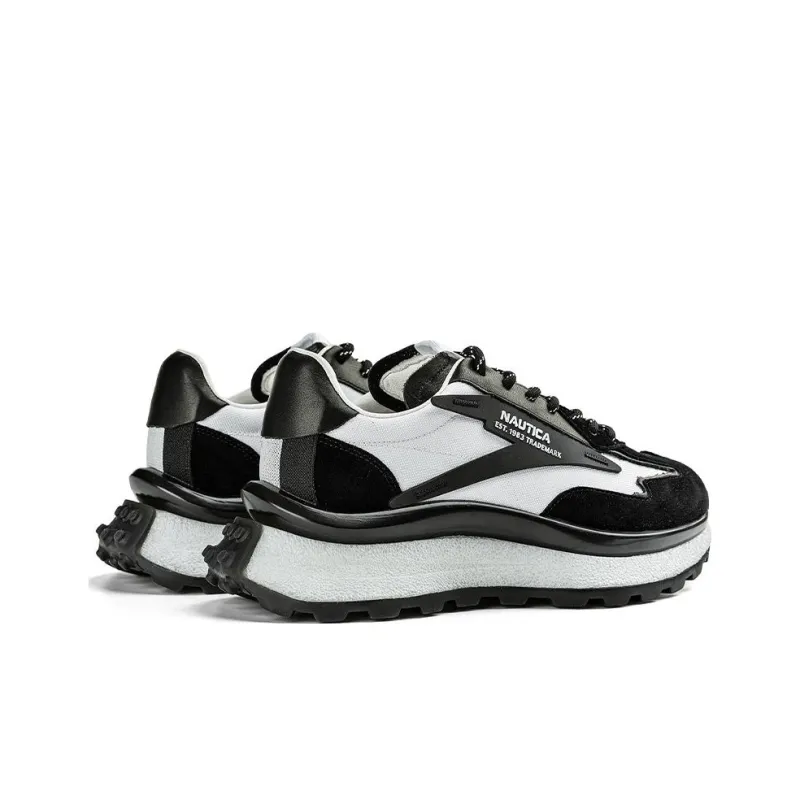 NAUTICA Low Top Casual Shoes Women's Black White-4