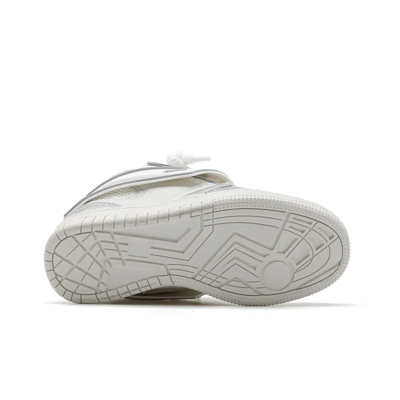 CUCS Wear Resistant Low Top Skateboard Shoes Unisex White-5