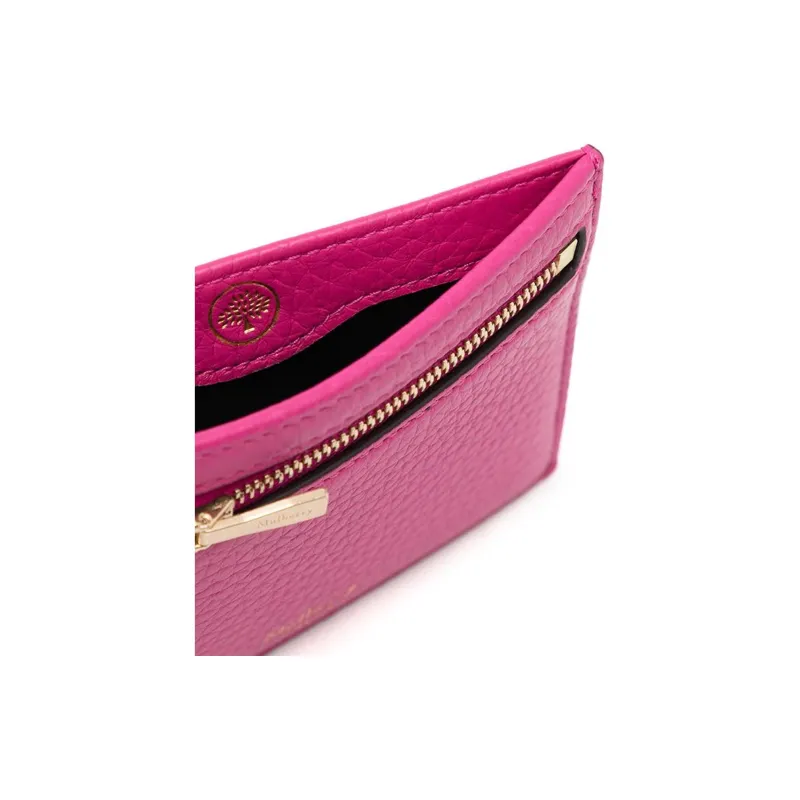 Mulberry Leather Wallet Regular Women's Rose Red-2