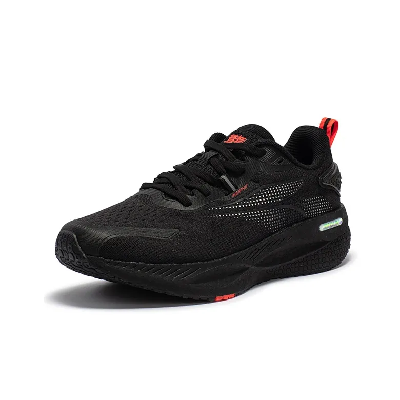 361° Speed Boost CQT Cushioning Anti Slip Wear Resistant Breathability Low Top Running Shoes Men's Black-1